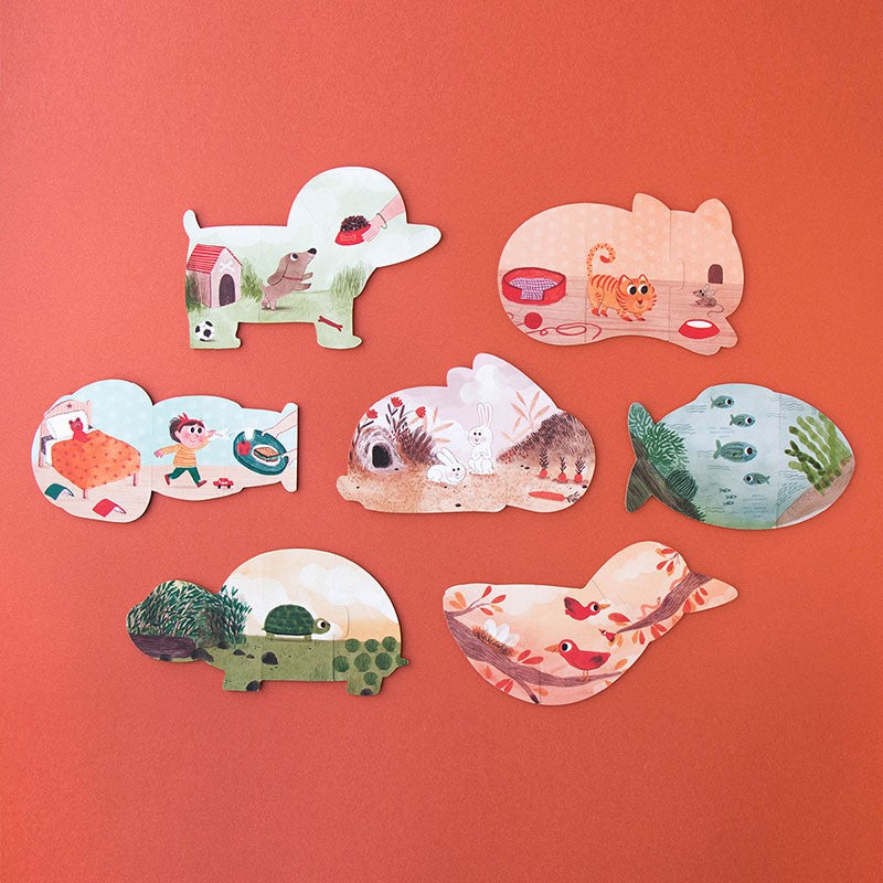 Londji – I Love My Pets Puzzle - Mabel & Fox