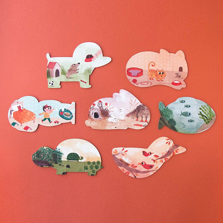 Londji – I Love My Pets Puzzle - Mabel & Fox