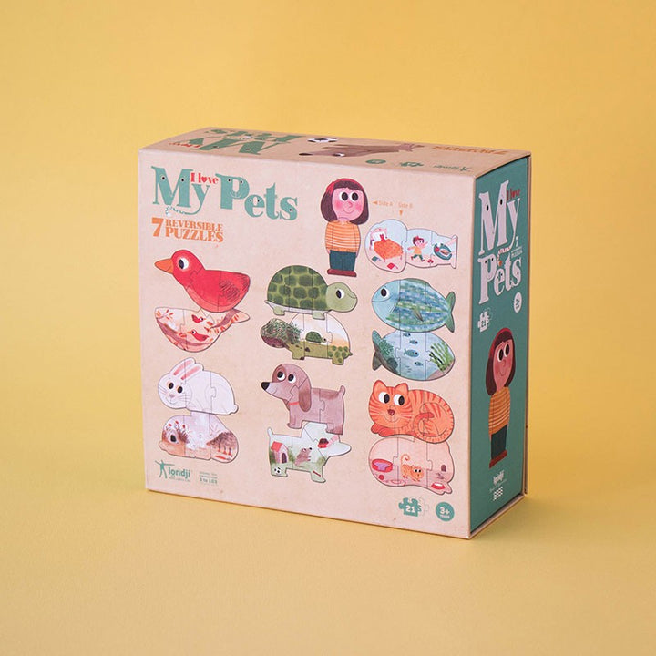 Londji – I Love My Pets Puzzle - Mabel & Fox