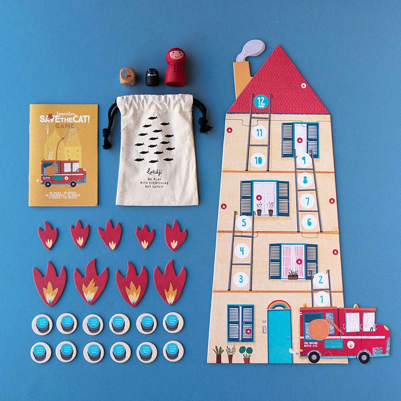 Londji – Save the Cat – Family Game - Mabel & Fox