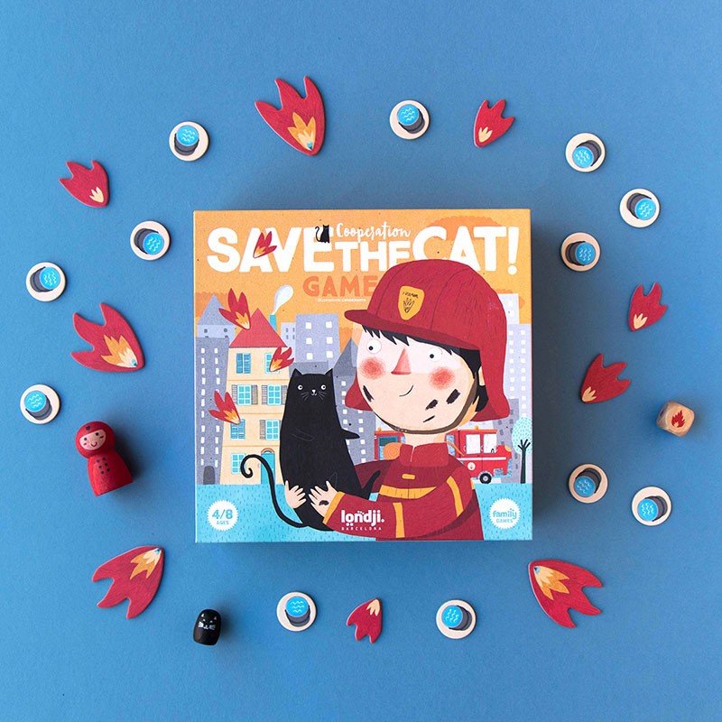 Londji – Save the Cat – Family Game - Mabel & Fox