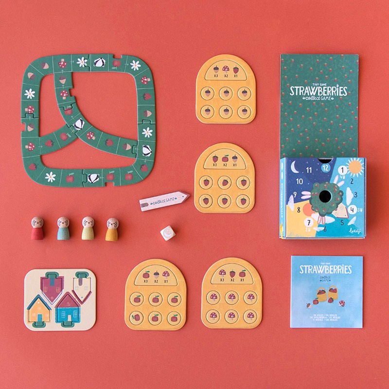 Londji – Strawberries – Tiny Game - Mabel & Fox