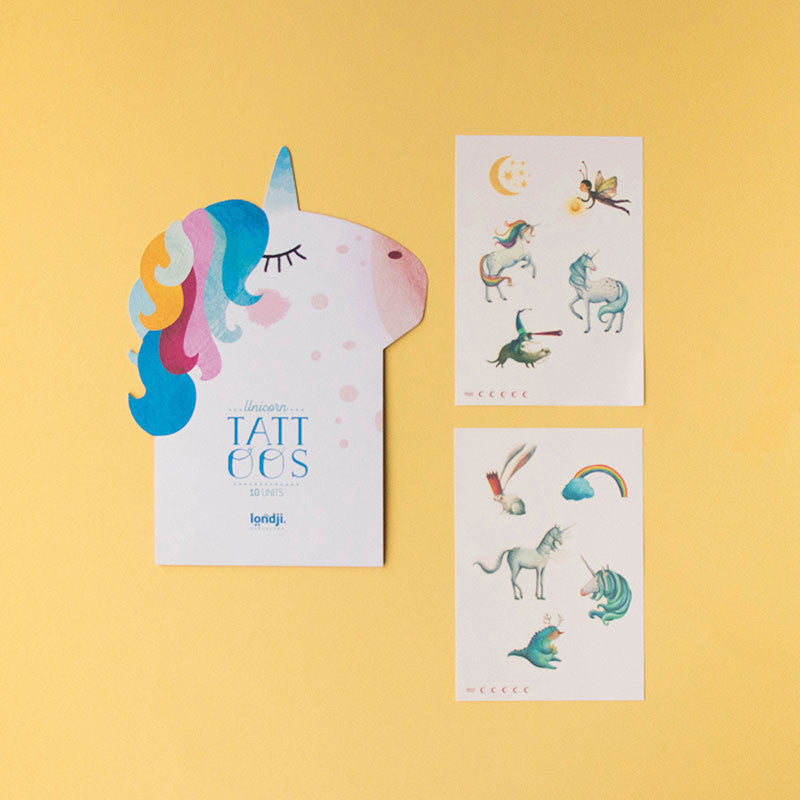 Londji – Unicorn Temporary Tattoos - Mabel & Fox