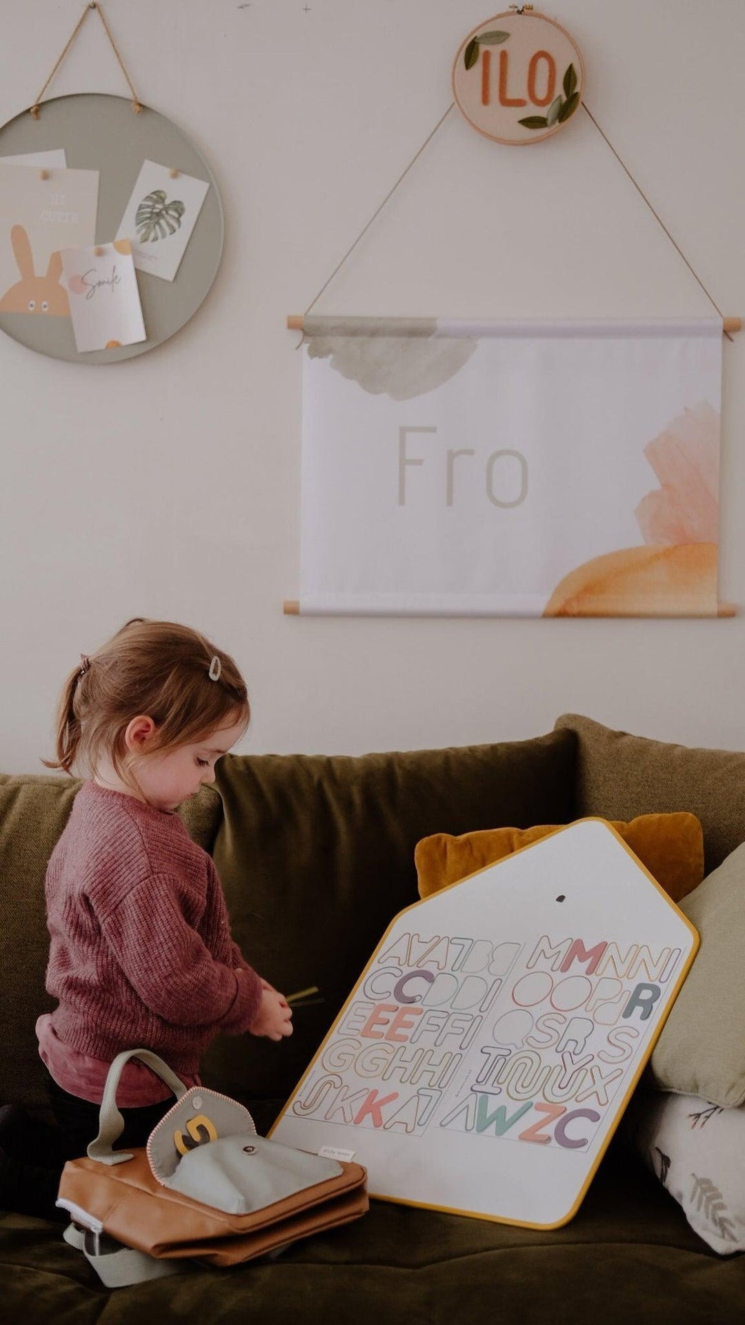 Ma Cabane À Rêves - Cabin Magnetic Whiteboard - Honey - Mabel & Fox