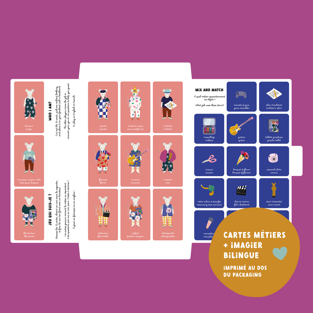 Ma Cabane À Rêves - Magnetic Game - Creative Jobs Mouse - Mabel & Fox