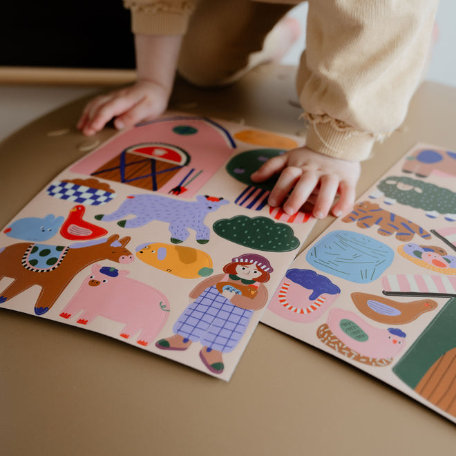 Ma Cabane À Rêves – Magnetic Game – Farm - Mabel & Fox