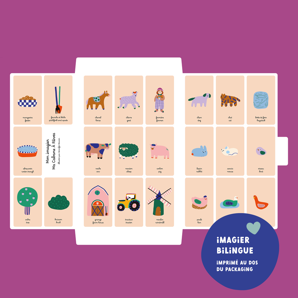 Ma Cabane À Rêves – Magnetic Game – Farm - Mabel & Fox