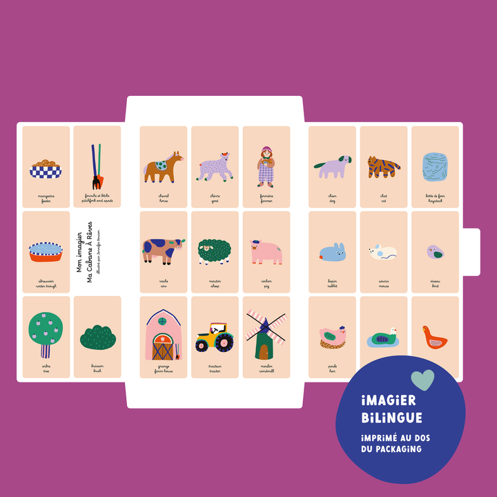 Ma Cabane À Rêves – Magnetic Game – Farm - Mabel & Fox