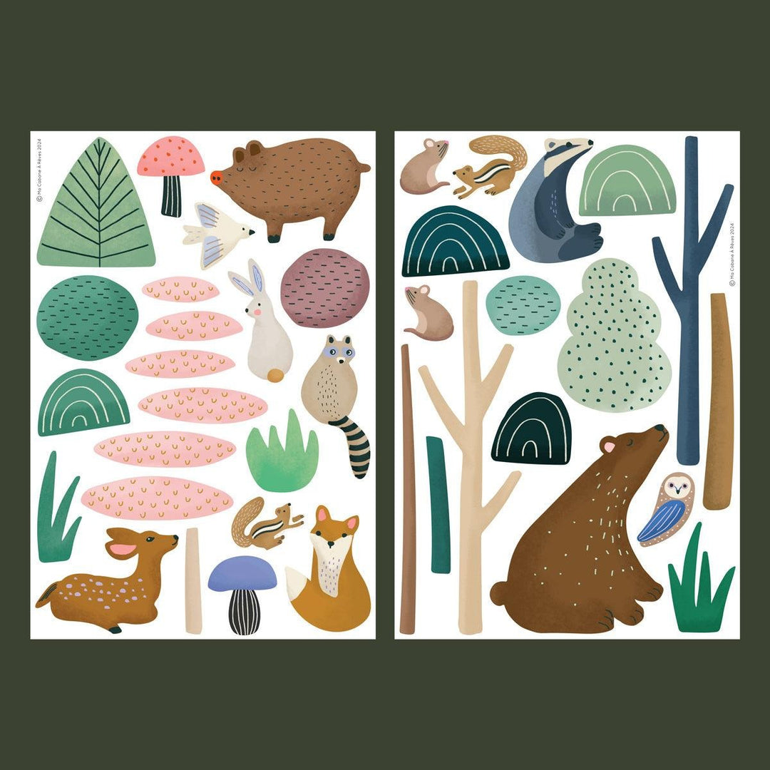 Ma Cabane À Rêves - Magnetic Game - Forest Animals - Mabel & Fox