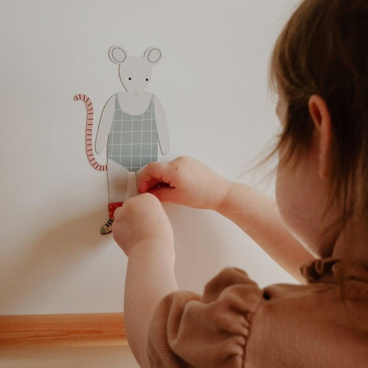 Ma Cabane  Rªves - Magnetic Game - I Get Dressed - Mabel & Fox