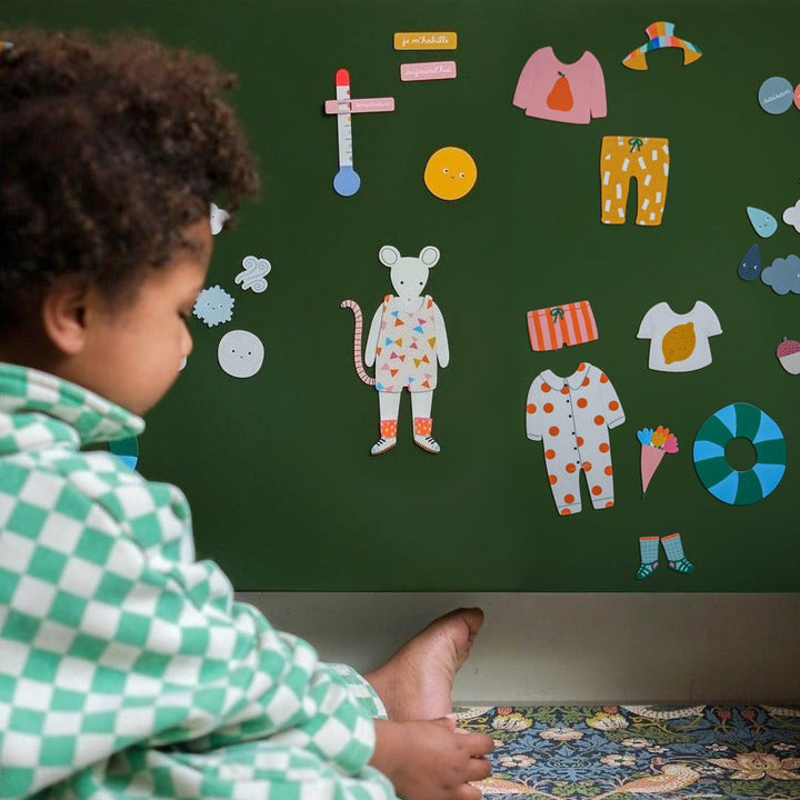 Ma Cabane  Rªves - Magnetic Game - I Get Dressed - Mabel & Fox