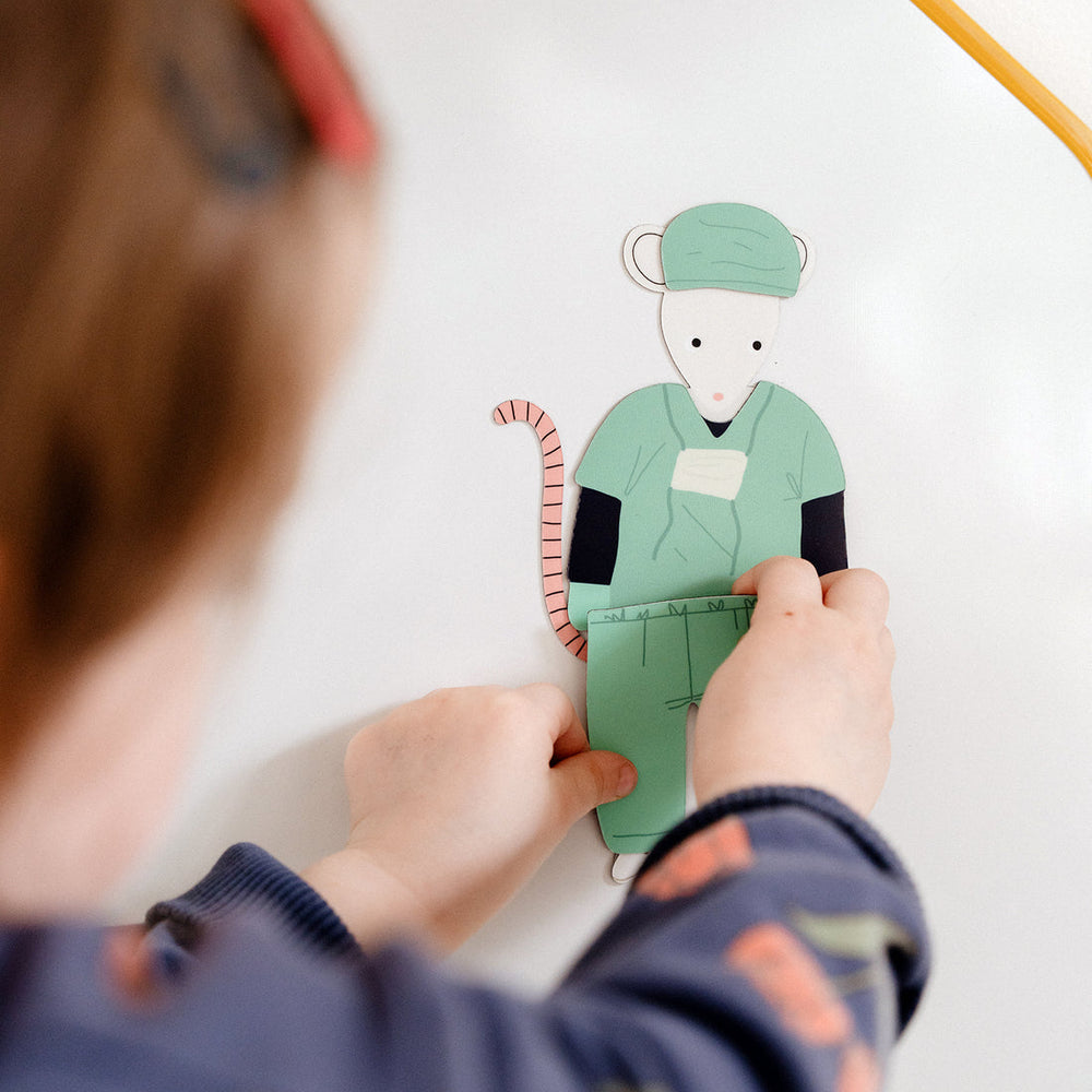 Ma Cabane À Rêves - Magnetic Game - Jobs (Mouse) - Mabel & Fox