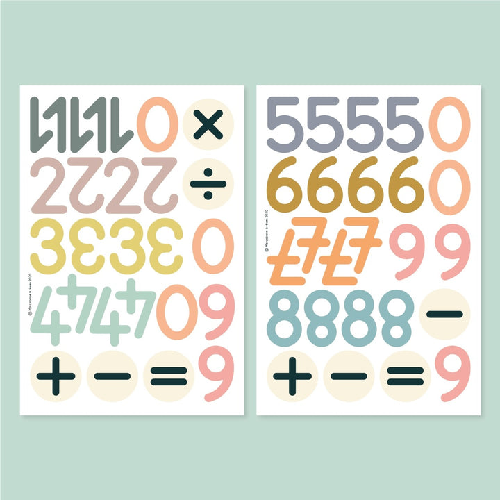 Ma Cabane À Rêves - Magnetic Game - Magnetic Numbers - Mabel & Fox