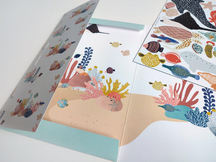 Ma Cabane  Rªves - Magnetic Game - Ocean Animals - Mabel & Fox