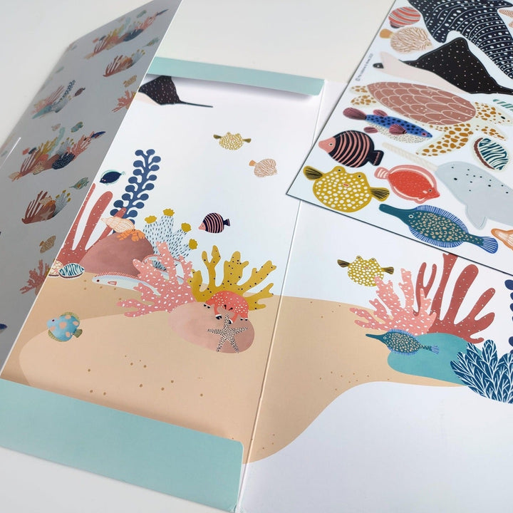 Ma Cabane  Rªves - Magnetic Game - Ocean Animals - Mabel & Fox