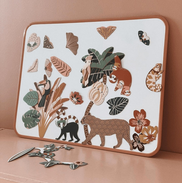 Ma Cabane À Rêves - Magnetic Whiteboard - Nude (30x40cm) - Mabel & Fox