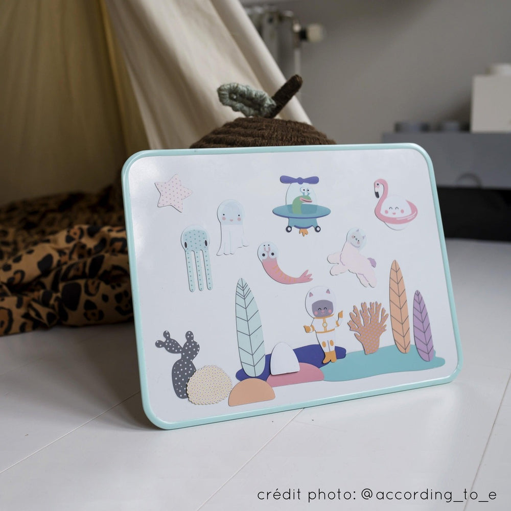 Ma Cabane À Rêves - Magnetic Whiteboard - Opaline (30x40cm) - Mabel & Fox