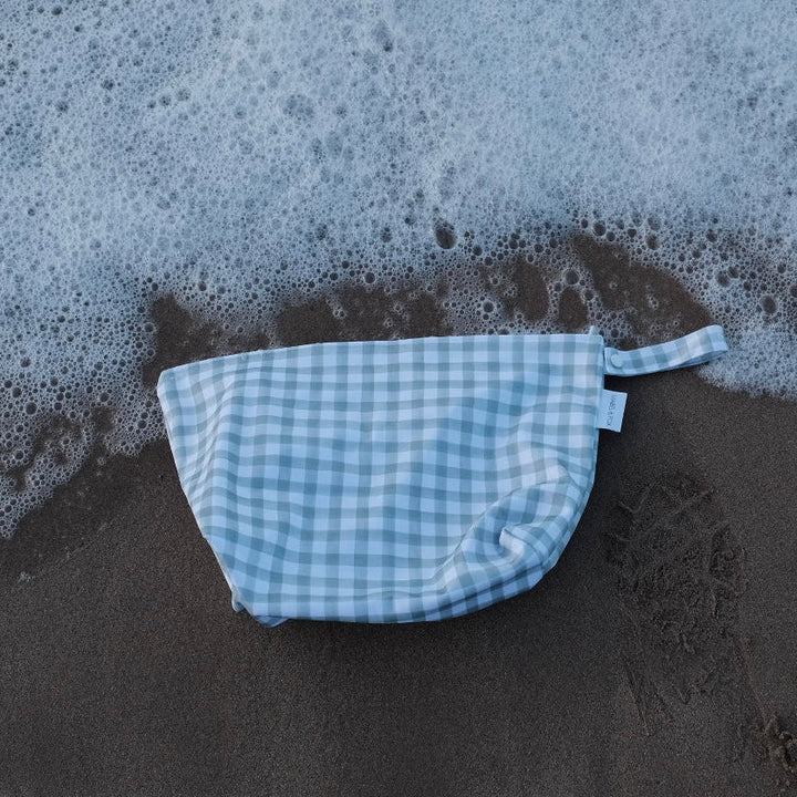 Mabel & Fox - 2 Pcs Wet Bag Set - Boho Safari & Sage Gingham - Mabel & Fox