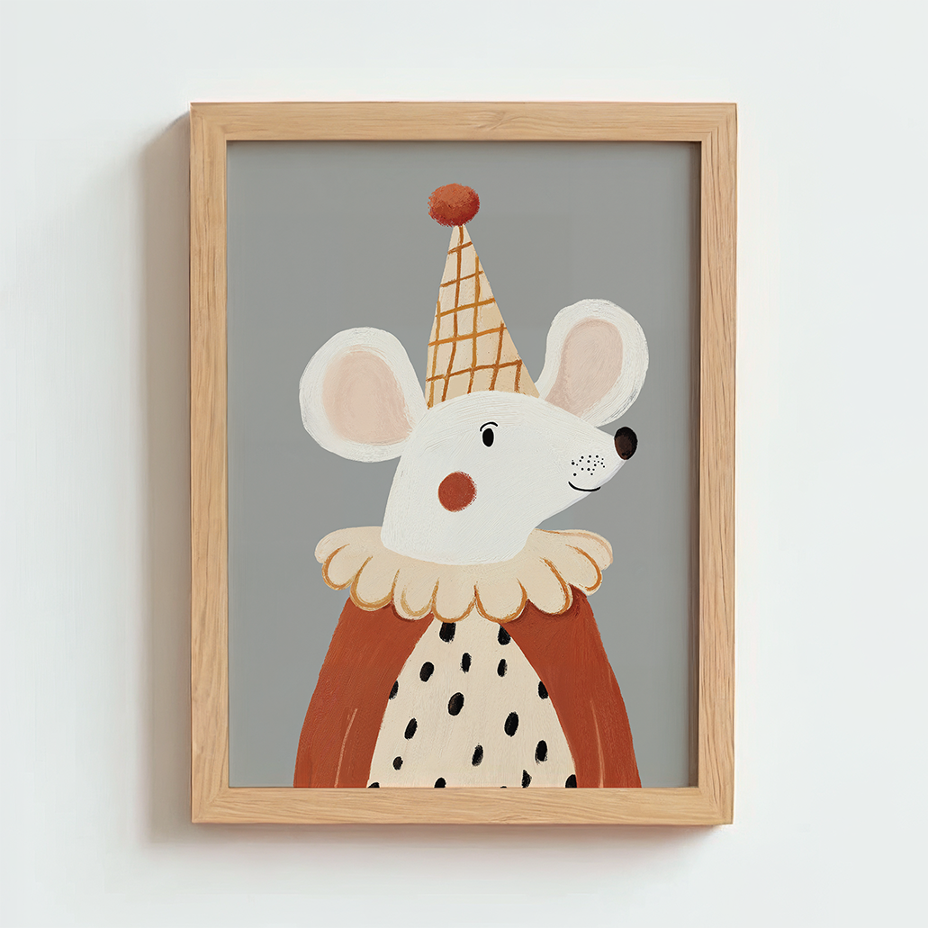 Mabel & Fox - Art Print - Circus Mouse