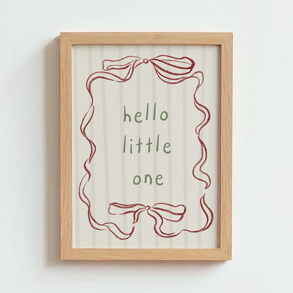 Mabel & Fox - Art Print - Goose - Hello Little One - Mabel & Fox