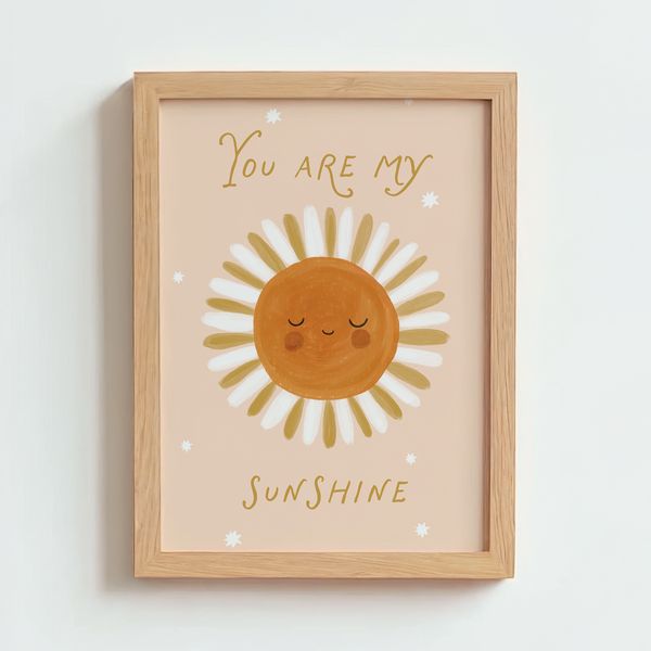 Mabel & Fox - Art Print - You are my Sunshine - Mabel & Fox