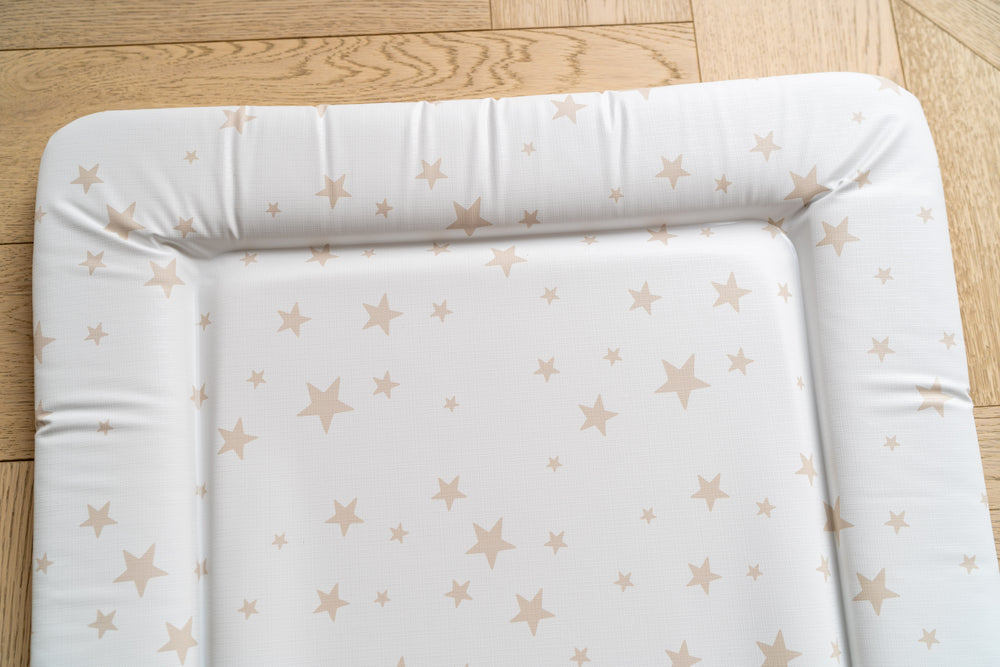 Mabel & Fox - Baby Changing Mat - Beige Stars - Mabel & Fox