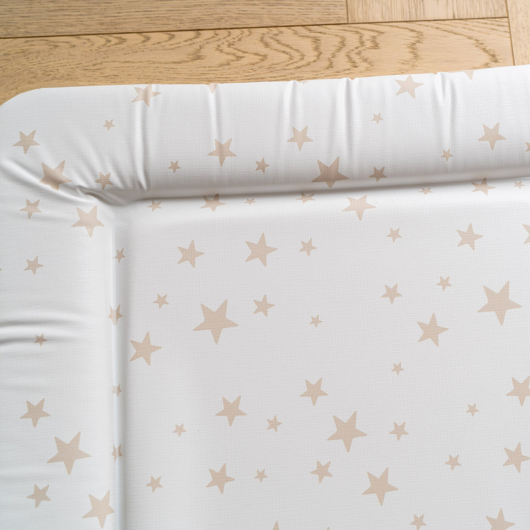Mabel & Fox - Baby Changing Mat - Beige Stars - Mabel & Fox