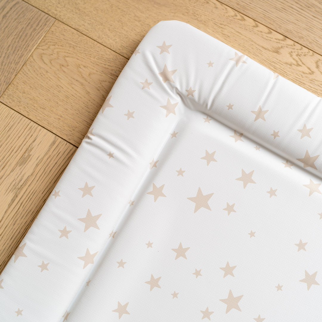 Mabel & Fox - Baby Changing Mat - Beige Stars - Mabel & Fox