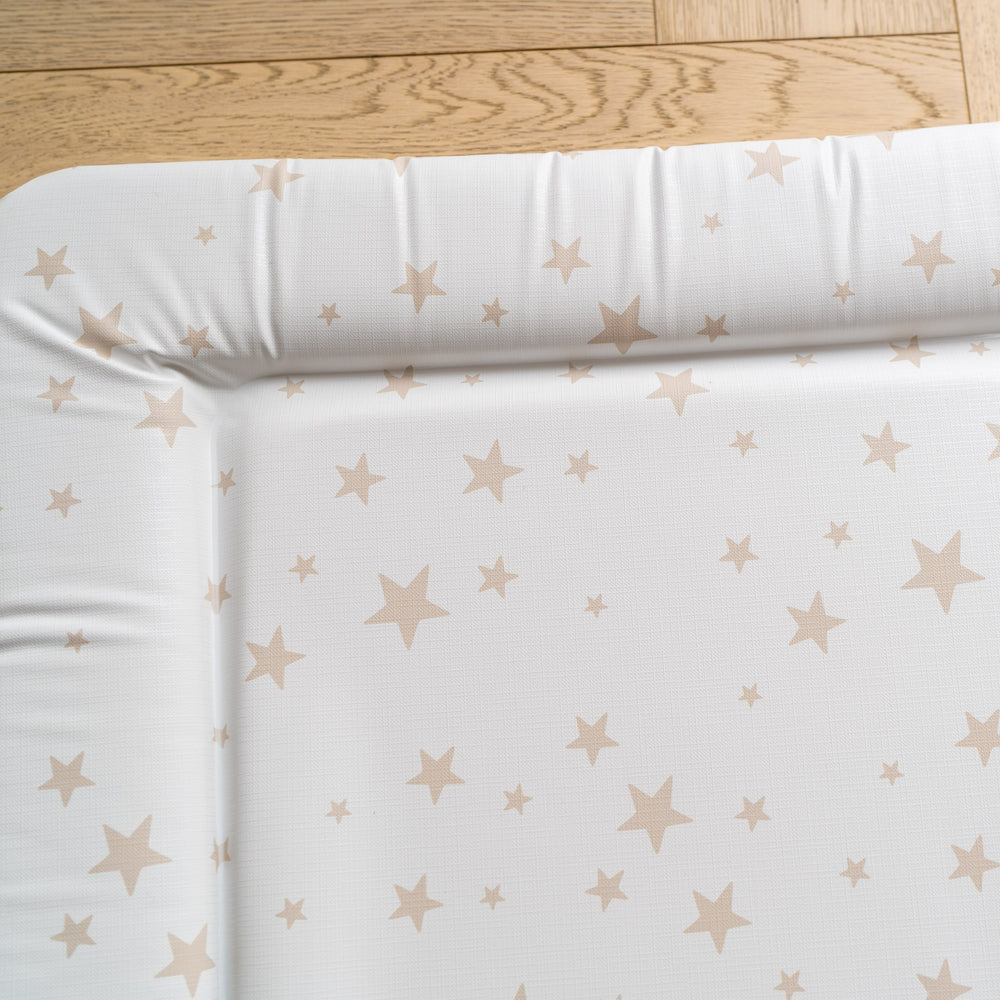 Mabel & Fox - Baby Changing Mat - Beige Stars - Mabel & Fox