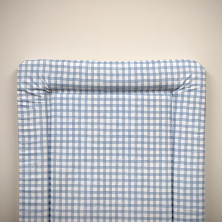 Mabel & Fox - Baby Changing Mat - Blue Gingham - Mabel & Fox