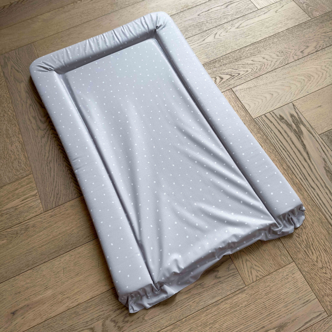 Mabel & Fox - Baby Changing Mat - Grey Spotty - Mabel & Fox
