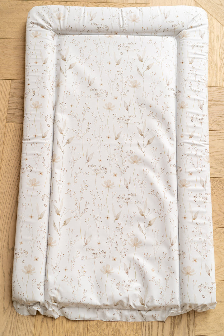 Mabel & Fox - Baby Changing Mat - Natural Wildflowers - Mabel & Fox