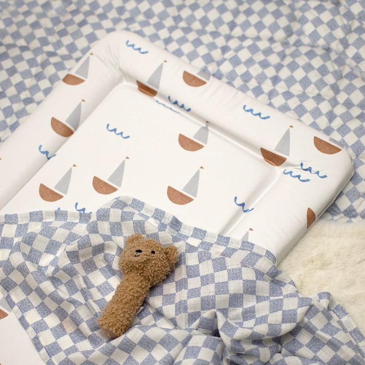 Mabel & Fox - Baby Changing Mat - Sail Away - Mabel & Fox