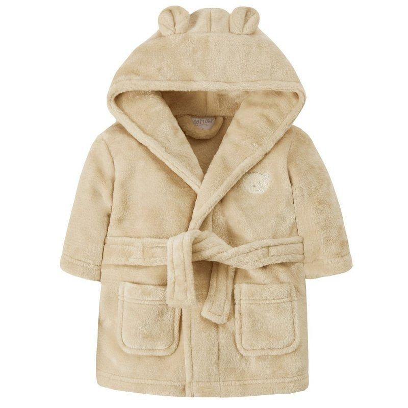 Mabel & Fox - Baby Hooded Dressing Gown - Caramel - Mabel & Fox