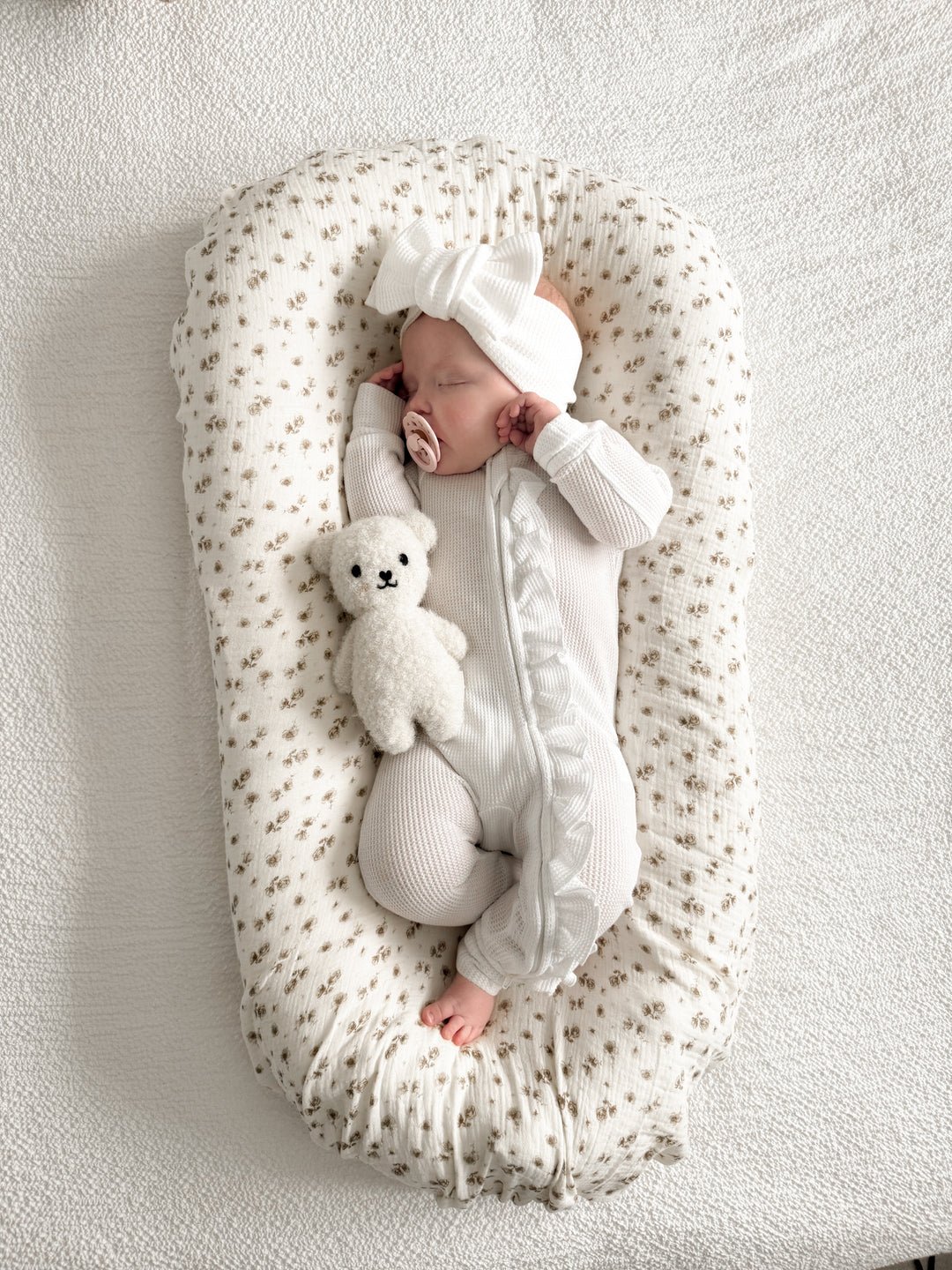 Mabel & Fox - Baby Muslin Cotton Blanket - Camellia - Mabel & Fox