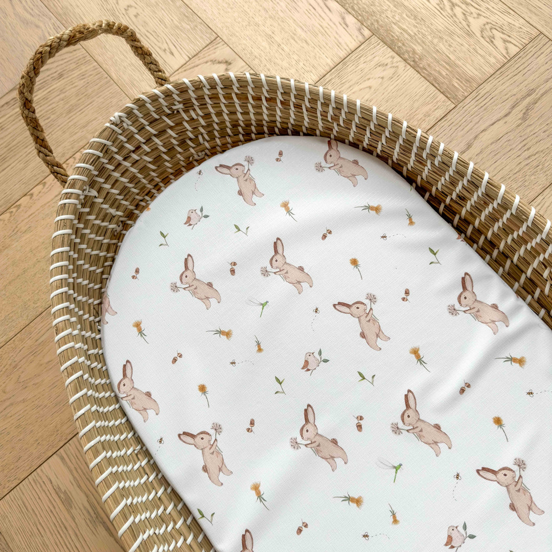 Mabel & Fox -  Basket Changing Mat - Bunny - Mabel & Fox