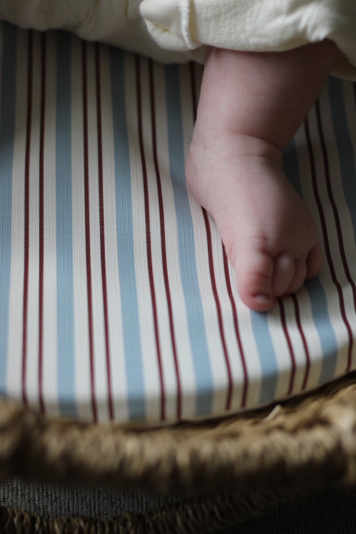 Mabel & Fox - Basket Changing Mat - Circus Stripe - Mabel & Fox