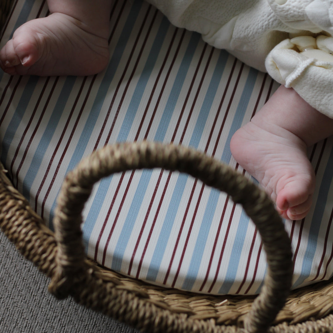 Mabel & Fox - Basket Changing Mat - Circus Stripe - Mabel & Fox