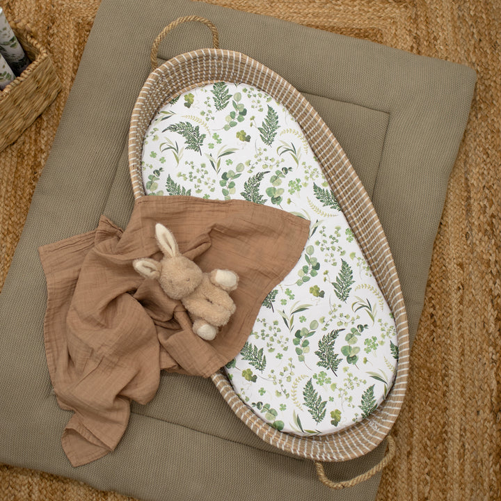 Mabel & Fox -  Basket Changing Mat - Evergreen - Mabel & Fox