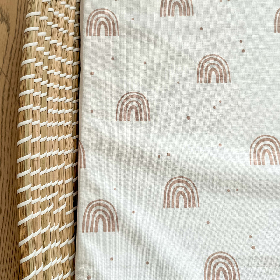 Mabel & Fox -  Basket Changing Mat - Rainbow - Mabel & Fox