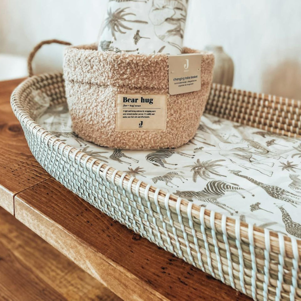 Mabel & Fox - Basket Changing Mat - Safari - Mabel & Fox
