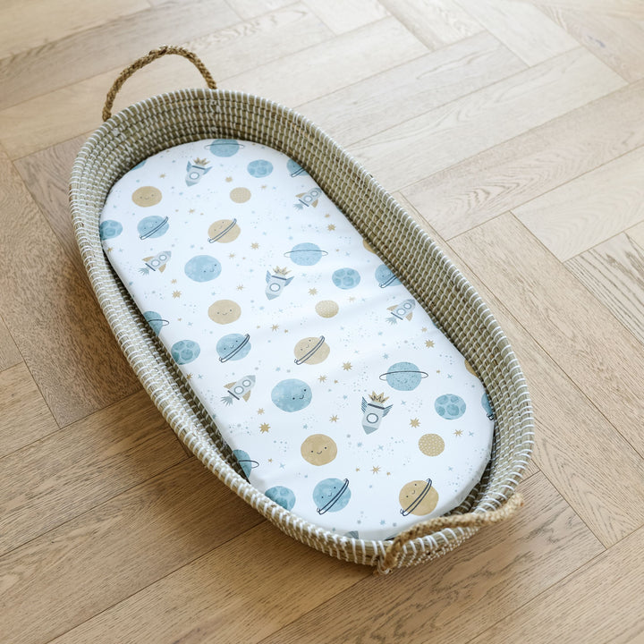 Mabel & Fox -  Basket Changing Mat - Space Explorer - Mabel & Fox