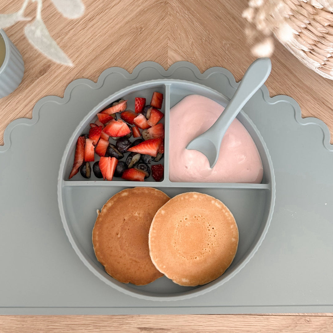Mabel & Fox - Complete Silicone Tableware Set - Blue (7 Pcs) - Mabel & Fox