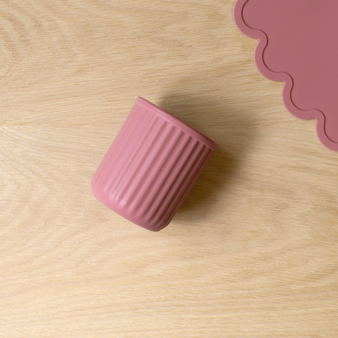 Mabel & Fox - Complete Silicone Tableware Set - Pink (7 Pcs) - Mabel & Fox