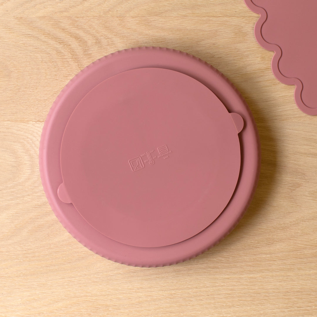 Mabel & Fox - Complete Silicone Tableware Set - Pink (7 Pcs) - Mabel & Fox