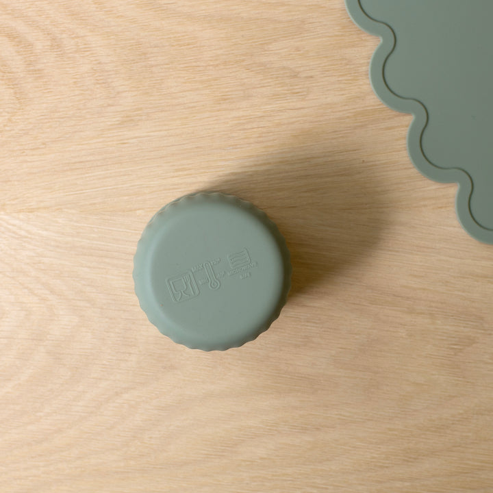 Mabel & Fox - Complete Silicone Tableware Set - Sage (7 Pcs) - Mabel & Fox