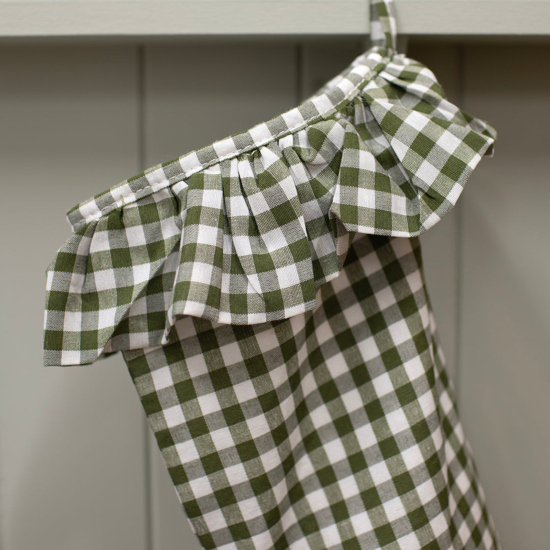 Mabel & Fox - Green Gingham Stocking - Mabel & Fox