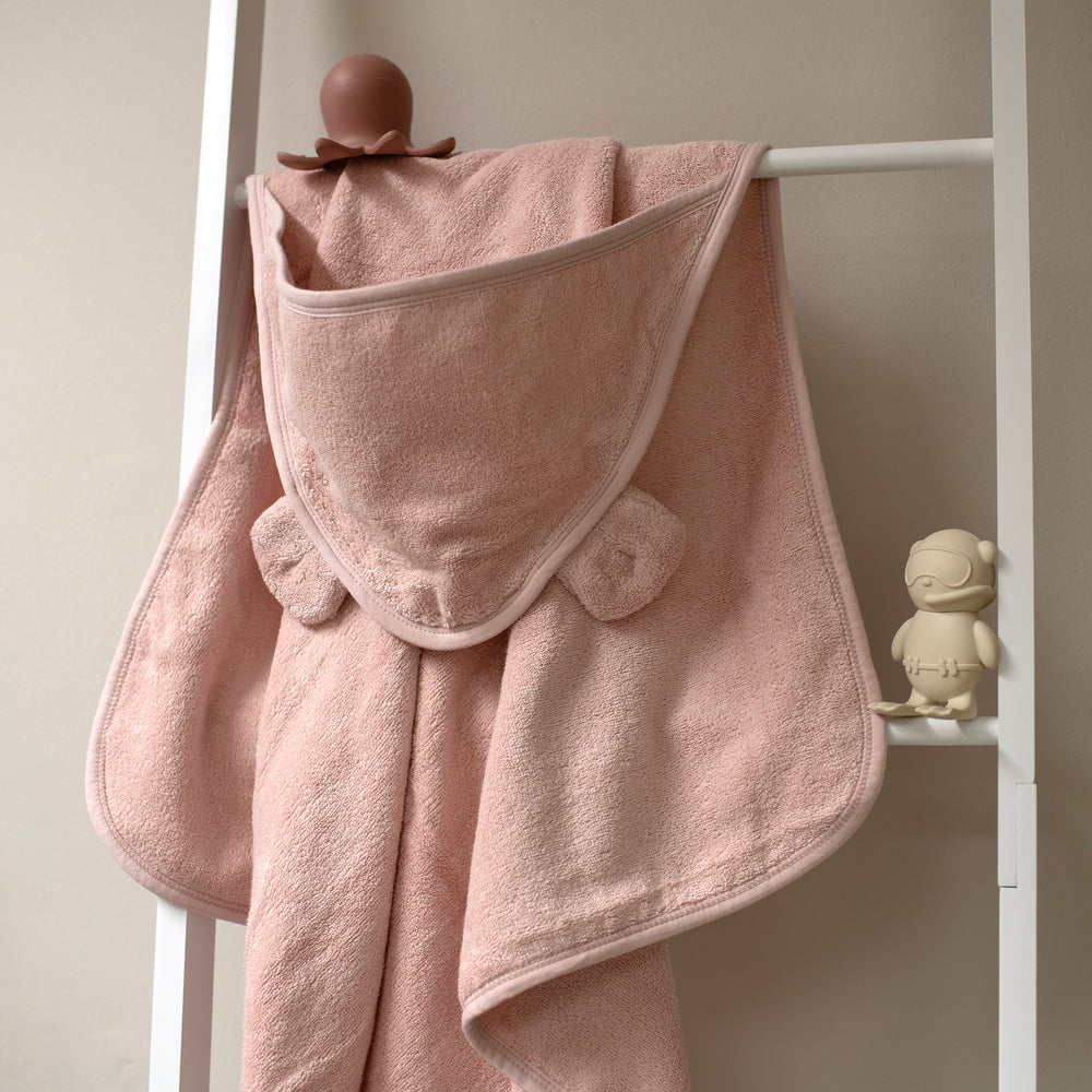 Mabel & Fox - Hooded Towel - Dusky Pink - Mabel & Fox