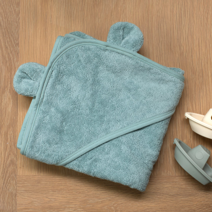 Mabel & Fox - Hooded Towel - Sea Green - Mabel & Fox