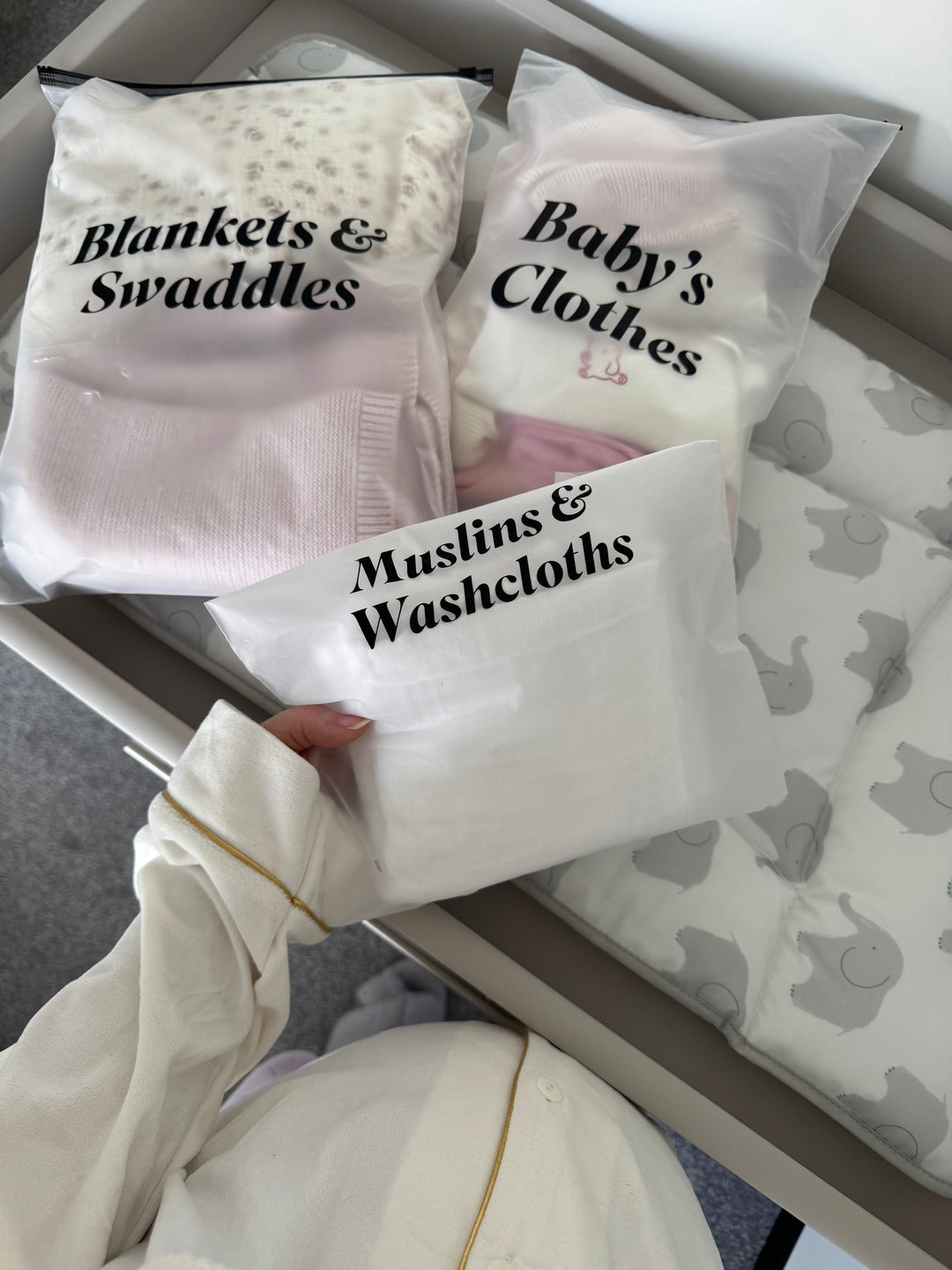 Mabel & Fox - Hospital Bag Organisers (12 Pcs) - Mabel & Fox